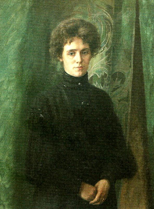 johan krouthen portratt av clara soderlund oil painting image